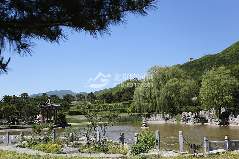 天寿陵园水系景观