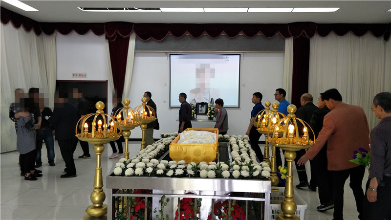 石家庄殡仪馆标准服务套餐的告别仪式展示