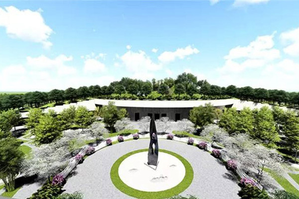 这种有点“土”的建筑，才是生态殡葬该有的样子