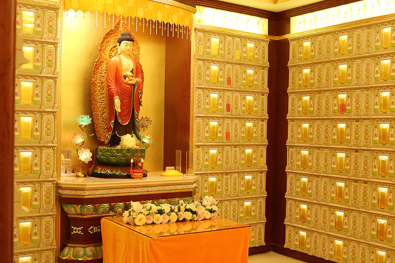 灵位牌区 灵位牌区