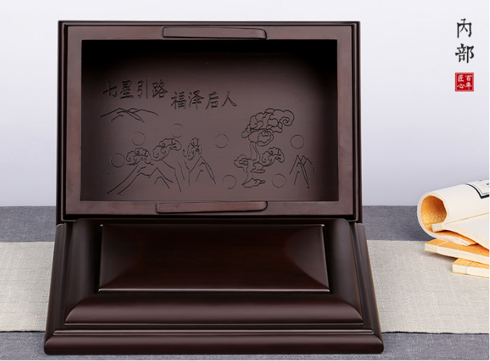 黄金檀木骨灰盒内饰 黄金檀木骨灰盒内饰