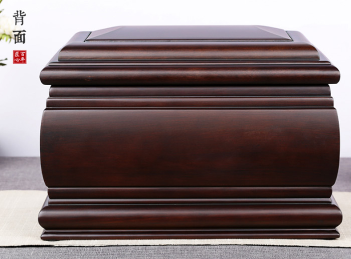 黄金檀木骨灰盒背面 黄金檀木骨灰盒背面