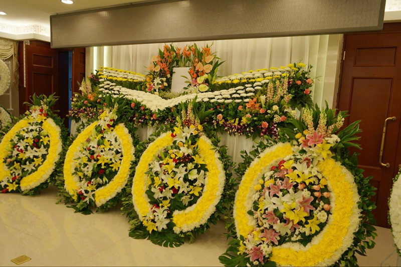 花圈布置 花圈布置