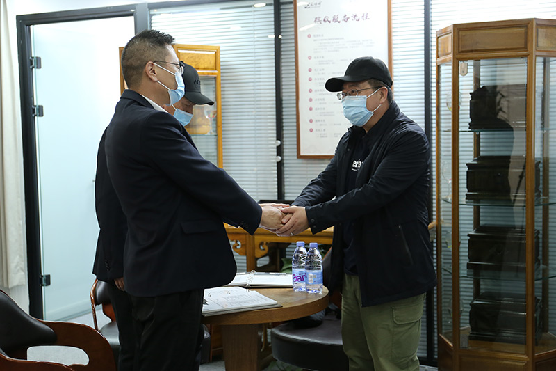 收到家属的感谢