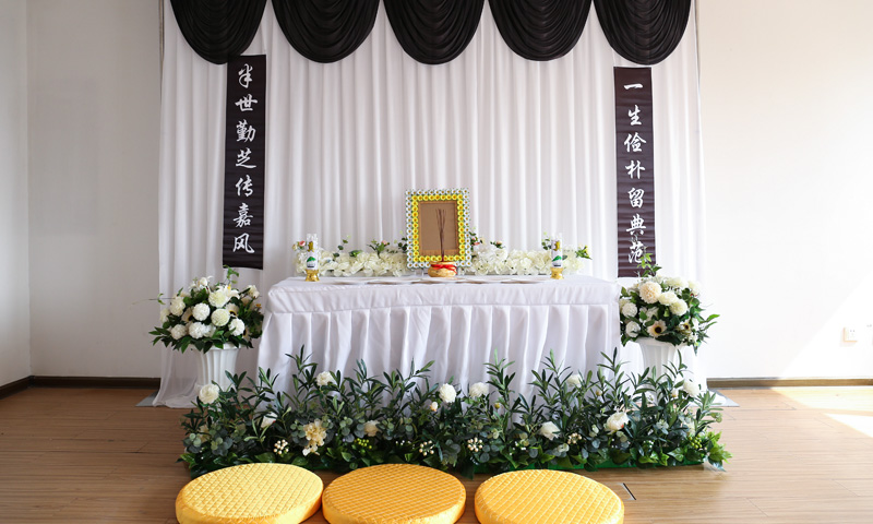 天顺祥灵堂布置示意图