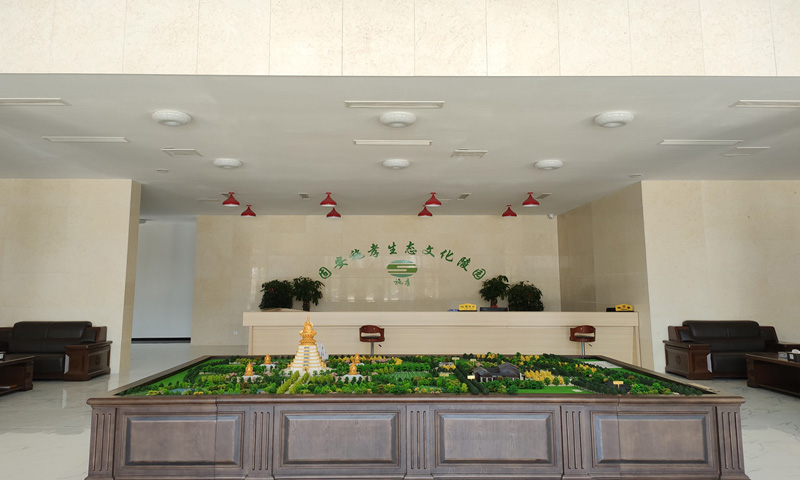 施孝园接待大厅及沙盘图