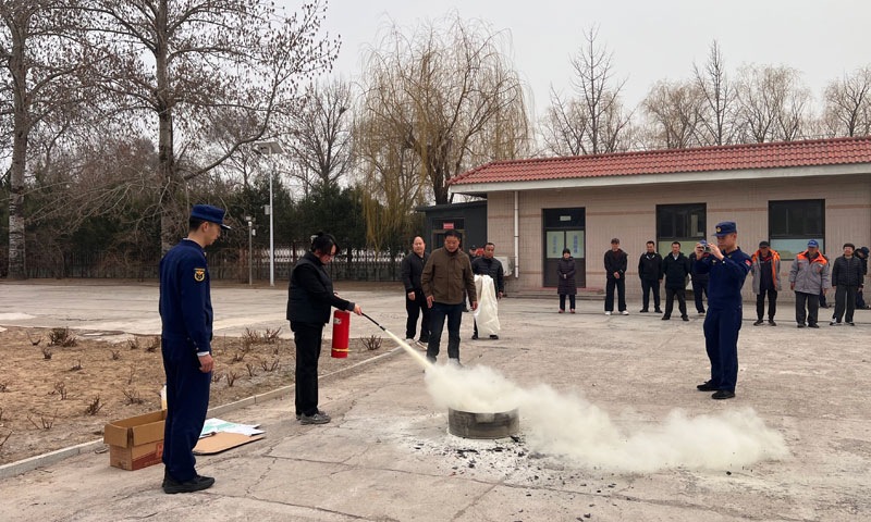 潮白陵园消防演习