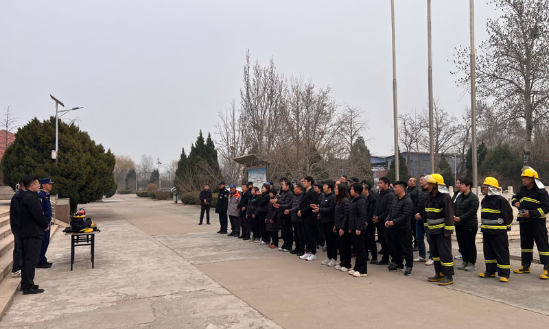 潮白陵园消防演习二