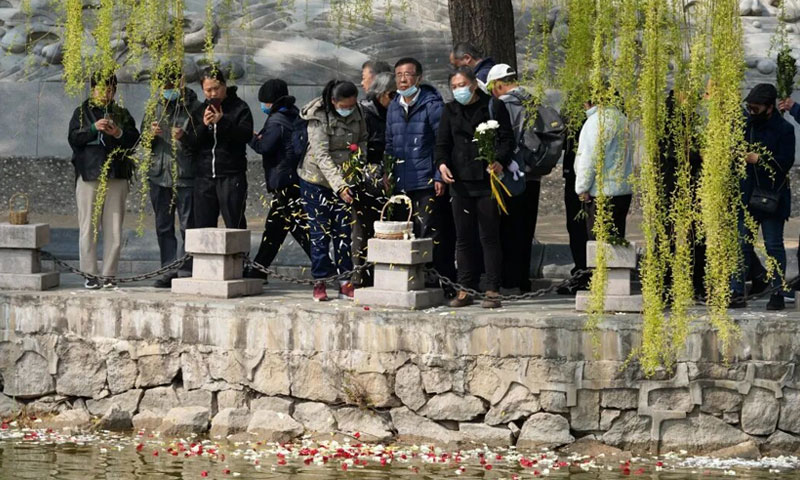 北京生态葬公祭活动现场