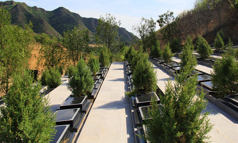 景仰园陵园树葬卧碑实拍