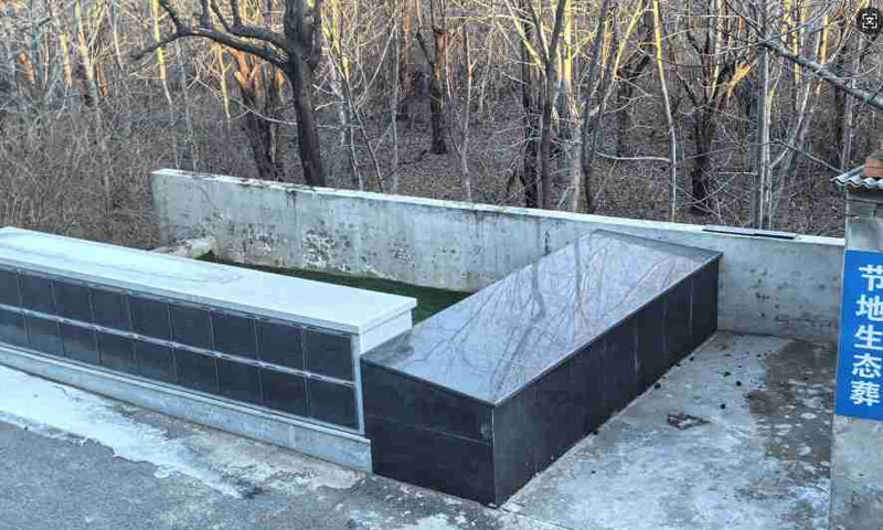 平谷区归山陵园节地生态葬实拍图