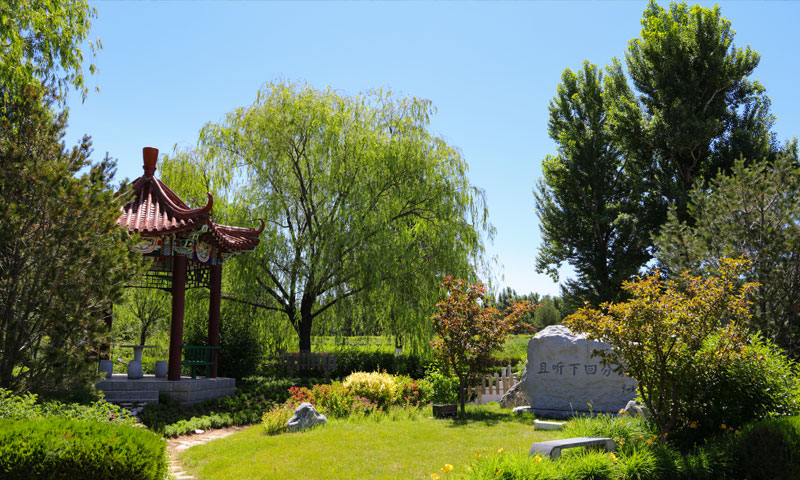 中华永久陵园六月景观实拍 中华永久陵园六月景观实拍