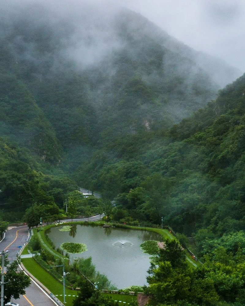 九公山长城纪念林风光实拍 九公山长城纪念林风光实拍