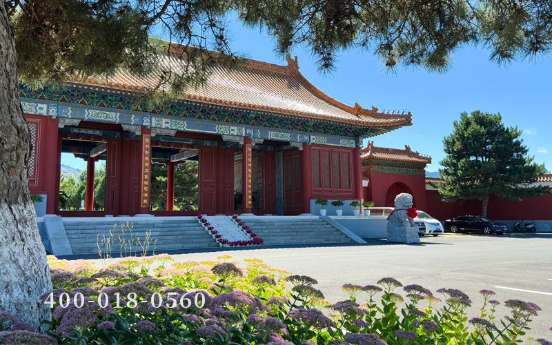 中华永久陵园的陵门建筑 中华永久陵园的陵门建筑