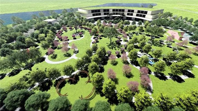 覆土建筑效果图