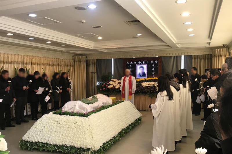 殡葬一条龙服务追悼会现场
