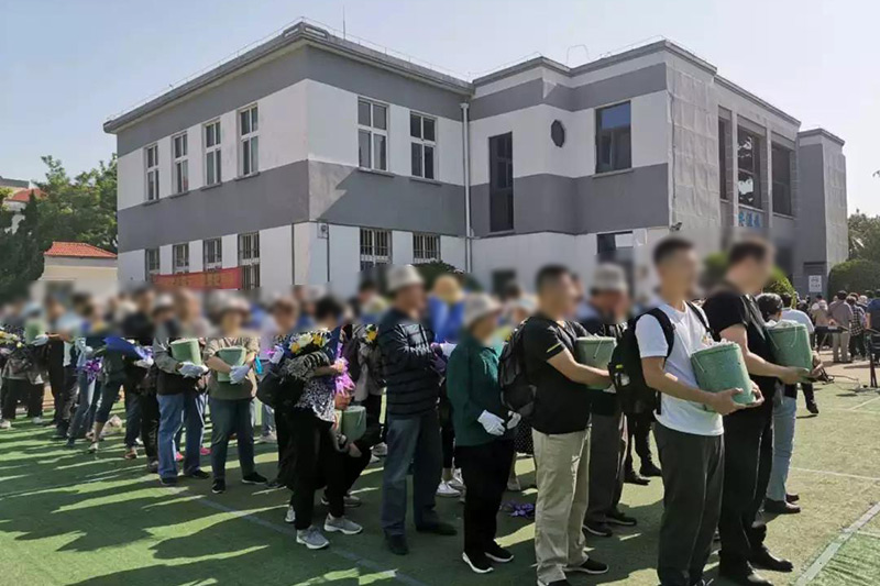 骨灰海撒公祭现场