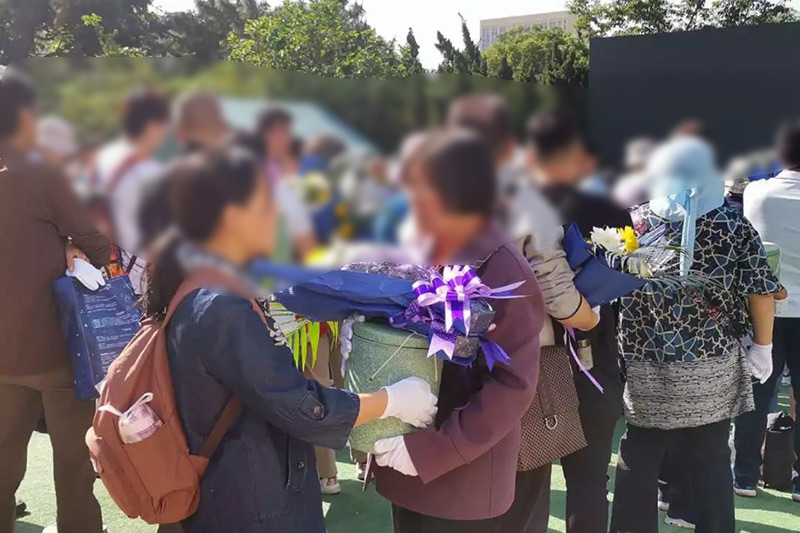 骨灰海撒公祭仪式
